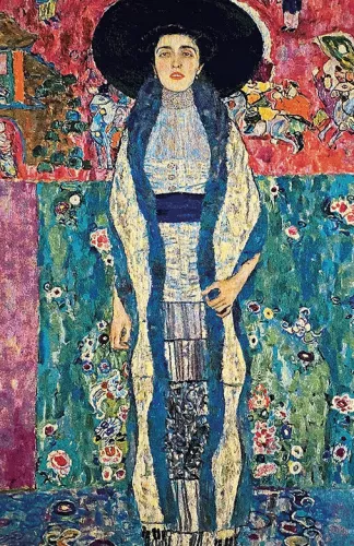 MondiLab Gobelin woven tapestry  80/120 Adele Klimt WH2193  streched on a stretcher bar (105720)